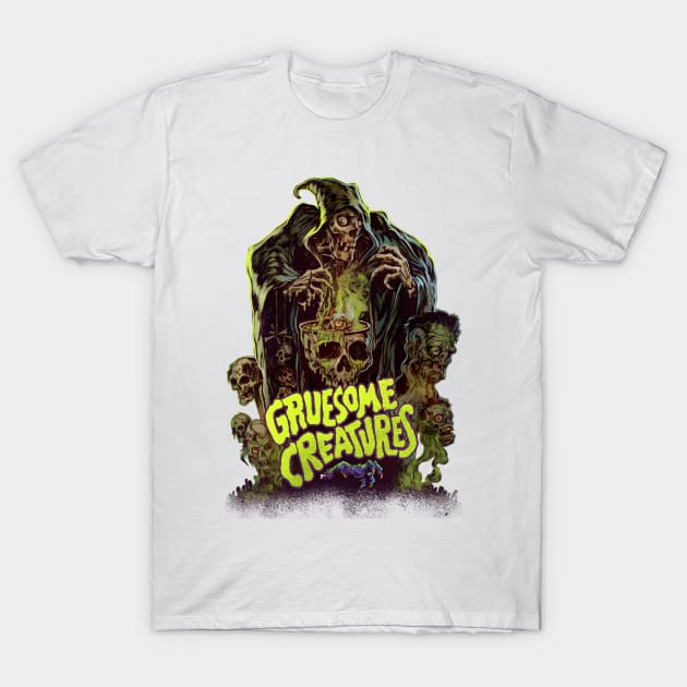 Gruesome Creatures T-Shirt by CorlenScope